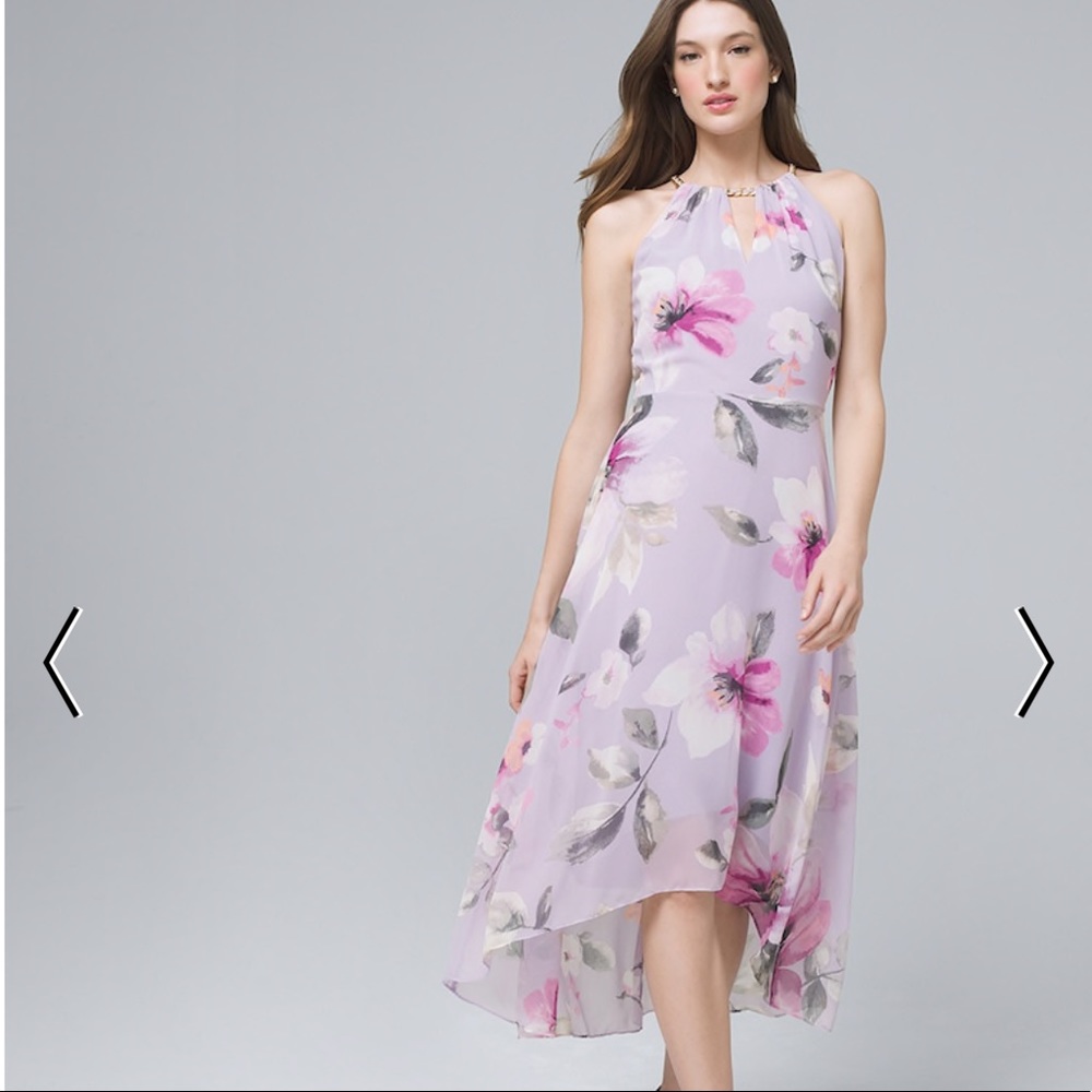 Floral Soft Halter Dress